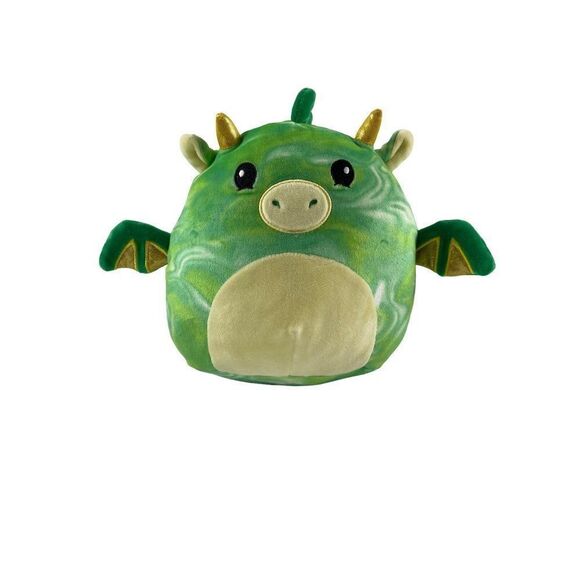 Squishmallows Green Tie Dye Dexter the Dragon 8" Plush Toy Mystery Squad - Picture 1 of 7